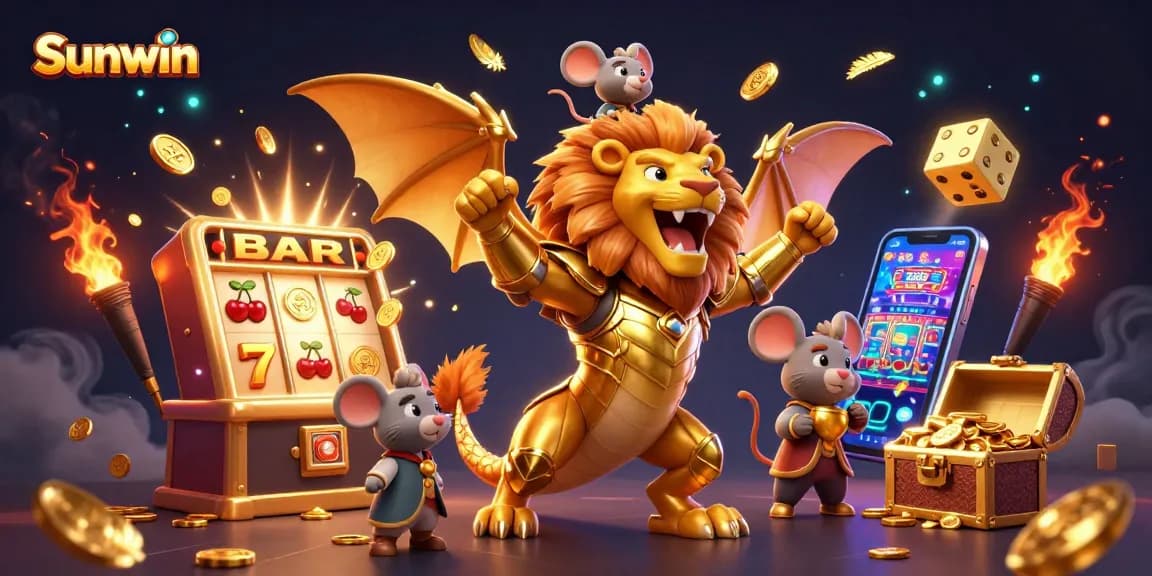 Experience the thrill of Sunwin with a dynamic jackpot explosion and captivating casino games.