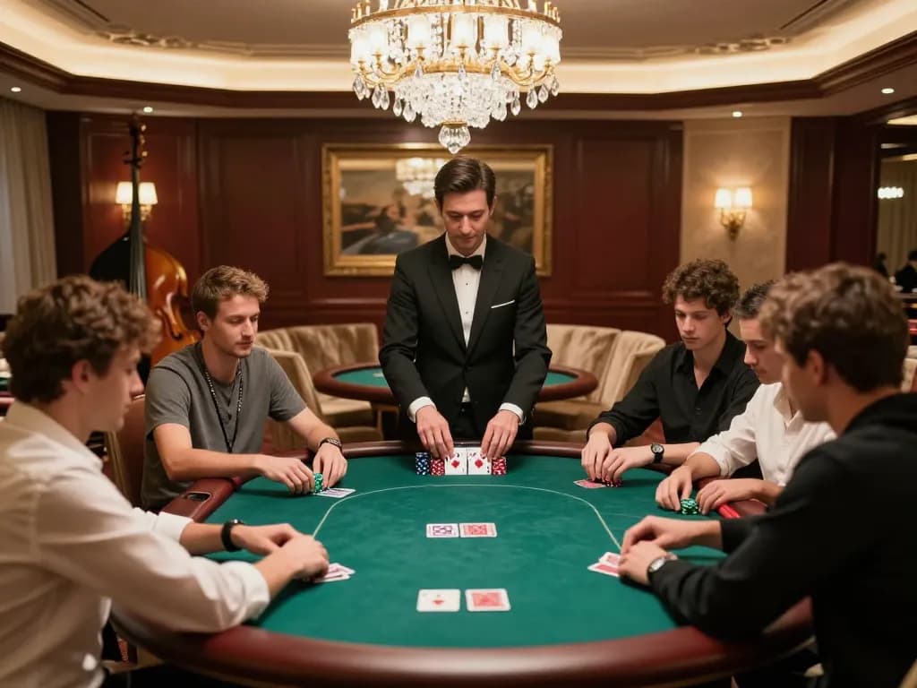 Experience high-stakes poker at QQ88 in a luxury VIP room with elite gameplay and ambiance.
