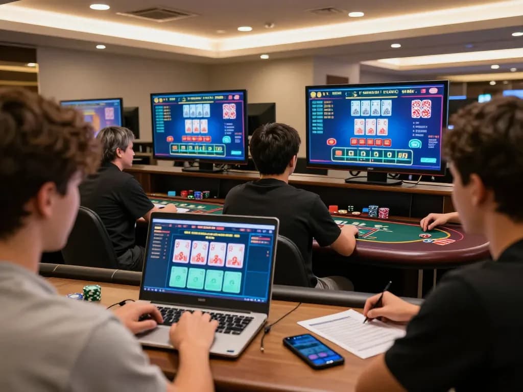 Players engaging in interactive live dealer blackjack at TR88 online casino interface.