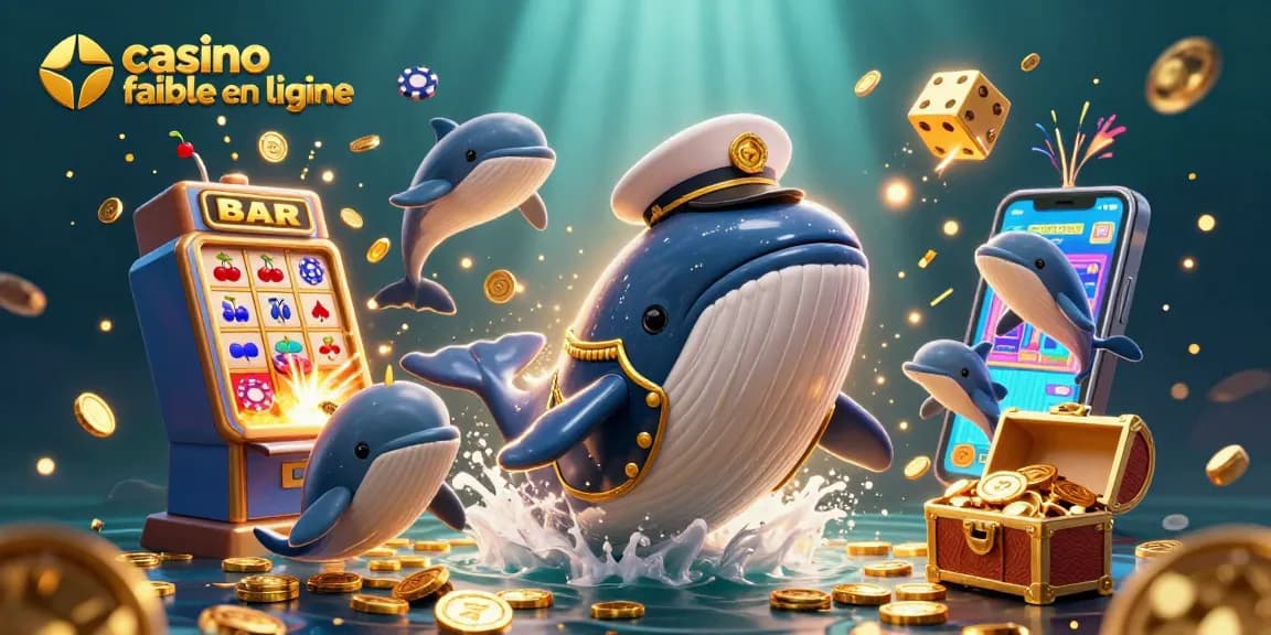 Illustration de casino fiable en ligne avec des personnages ludiques et des éléments de jeu captivants, montrant la diversité des jeux adaptés aux joueurs en quête d'aventure.
