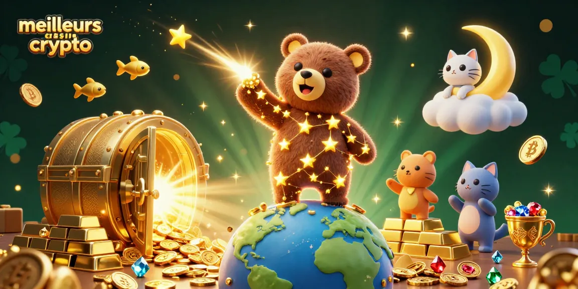 Jouez aux meilleurs casinos crypto avec des personnages animés et des trésors scintillants.