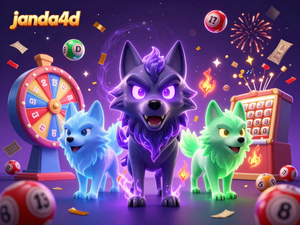 Rasakan keseruan permainan di janda4d lewat kartu bingo emas dan bola lotre berwarna-warni.