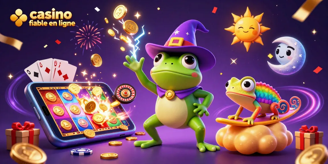 Profitez de l'expérience dynamique d'un casino fiable en ligne avec des personnages 3D captivants et des éléments de jeu luxuriants.