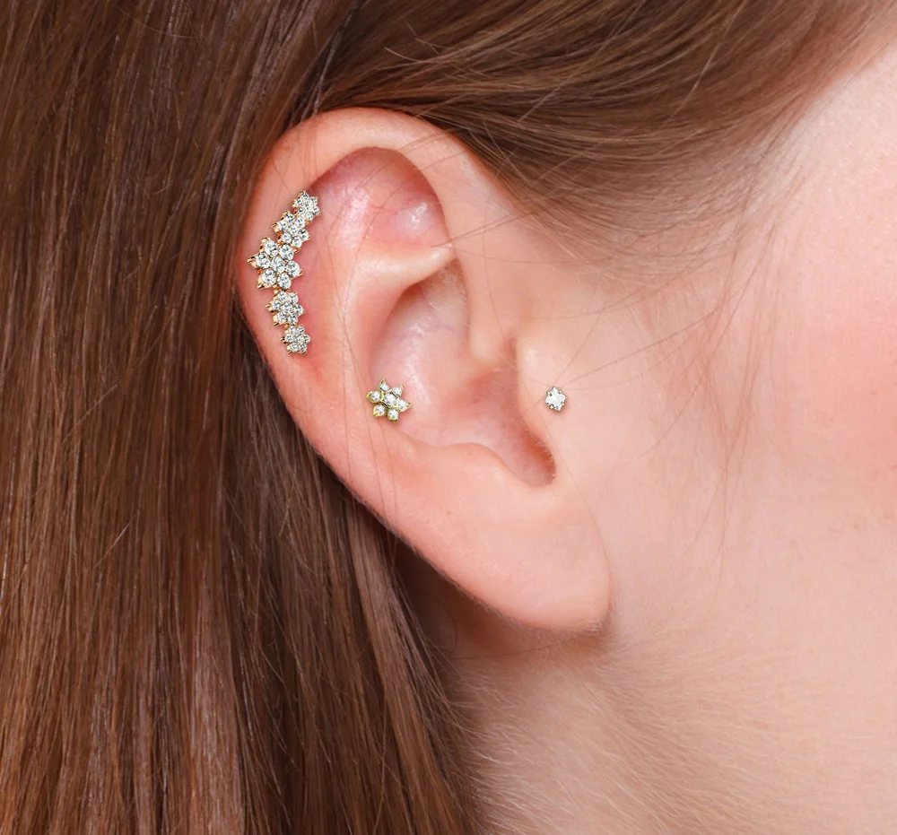 Valentine’s Day Diamond Cartilage Earrings: The Perfect Gift for Your Loved One