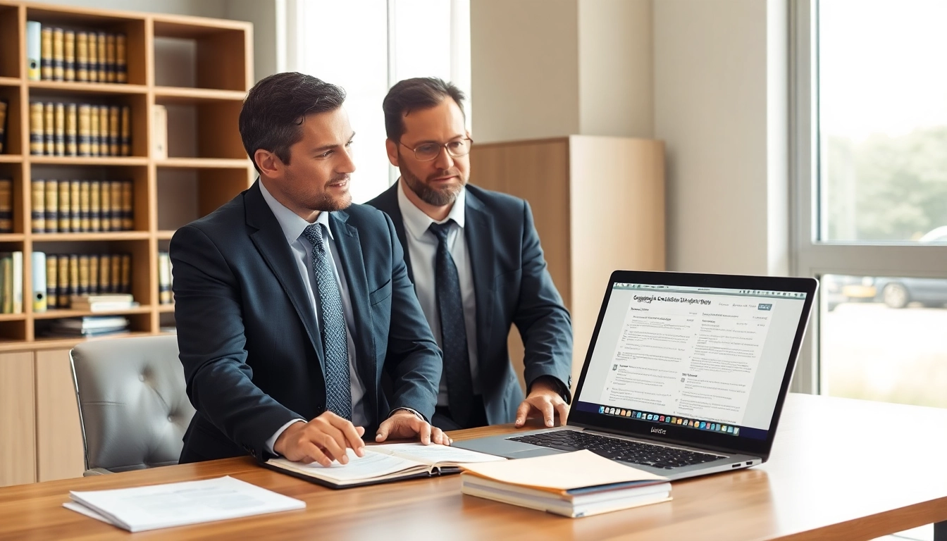 Clearwater truck accident attorney advising a client in a bright office environment.