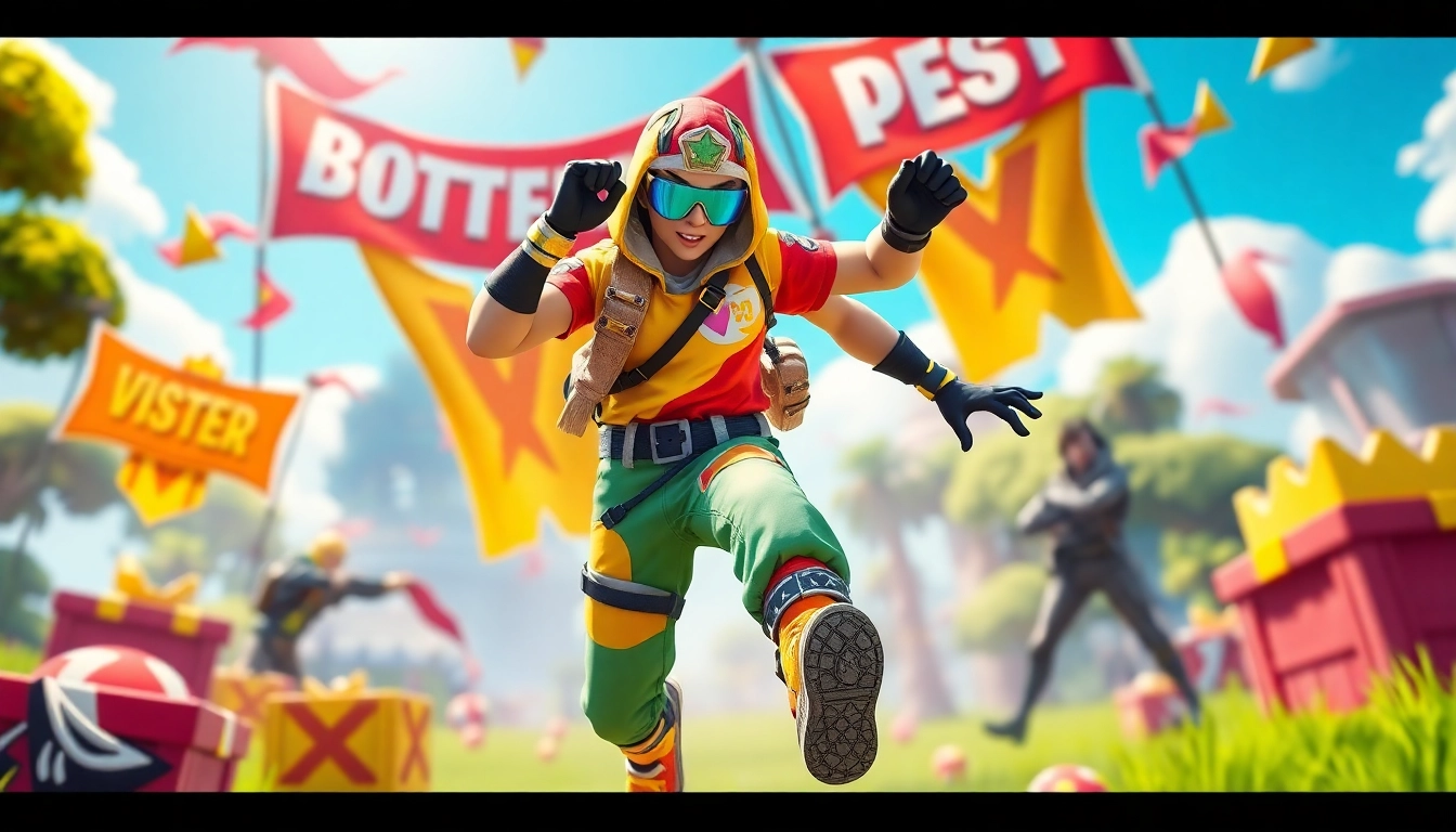 Experience the Best Fortnite script in action with dynamic gameplay elements and vibrant visuals.