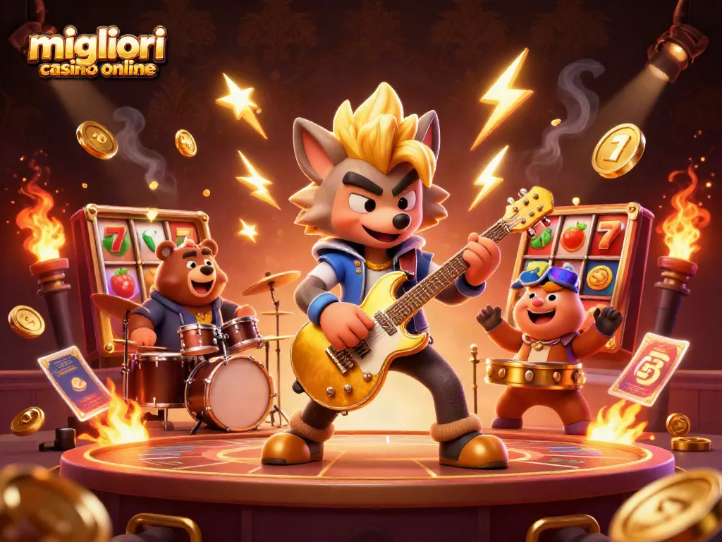 Scopri i migliori casino online con slot e jackpot, in un'affascinante illustrazione 3D.