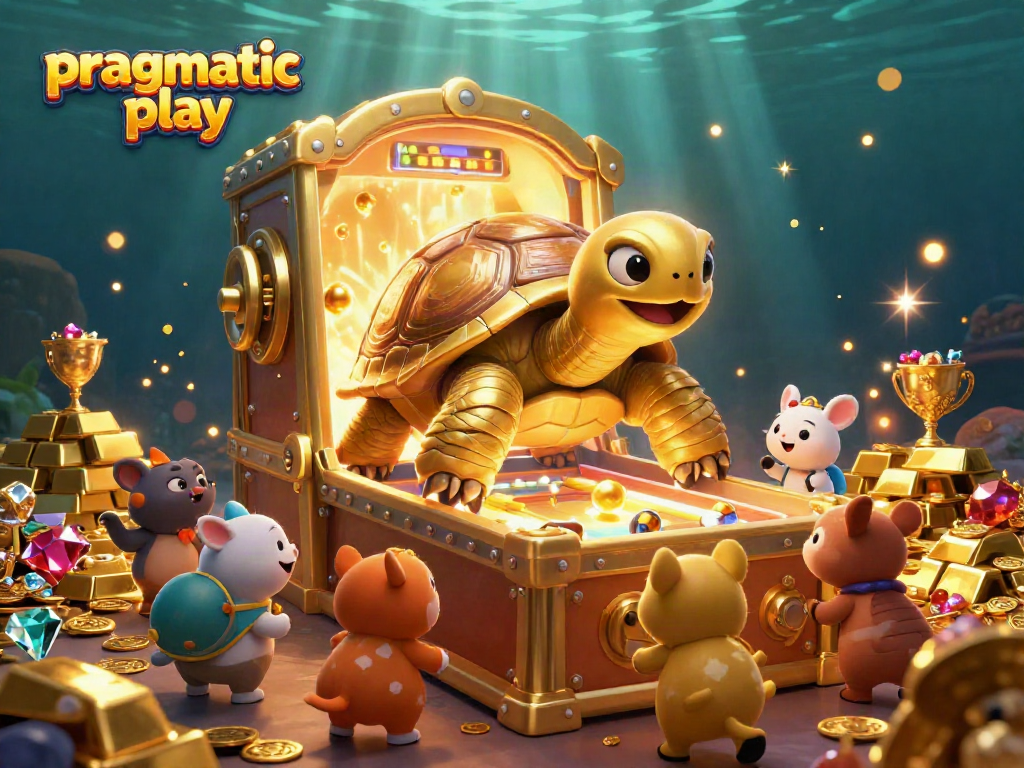 Engage in thrilling gaming action with pragmatic play's colossal tortoise pinball machine