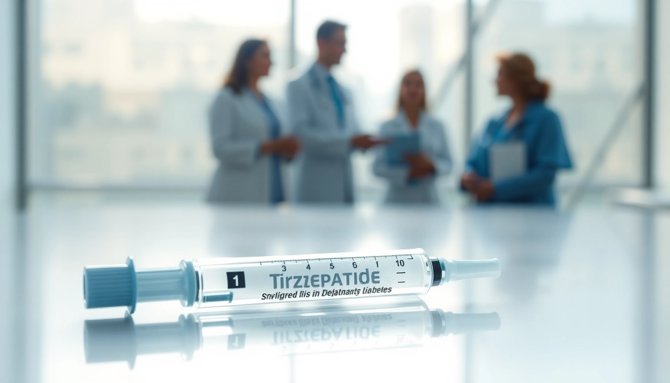 Tirzepatide syringe showcasing the treatment's significance in diabetes management.