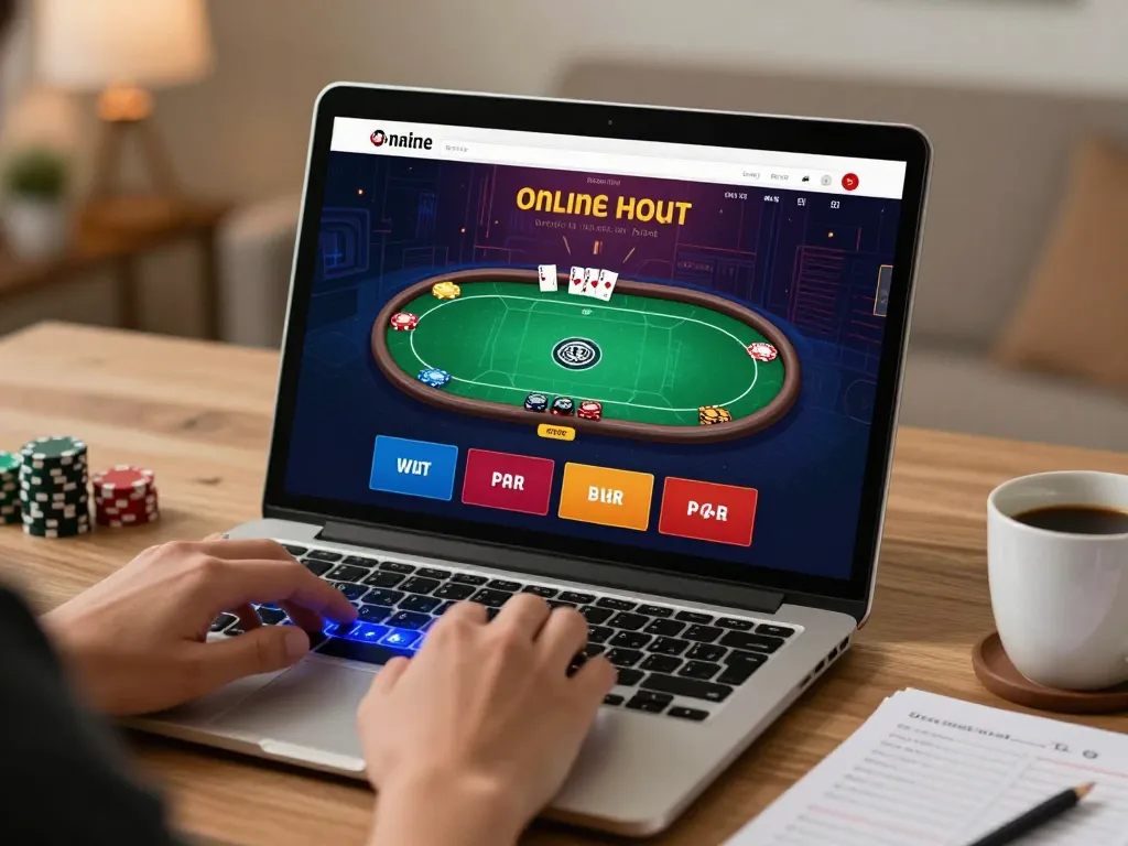 Open88 online gaming interface showcasing poker gameplay, enhancing user experience and engagement.