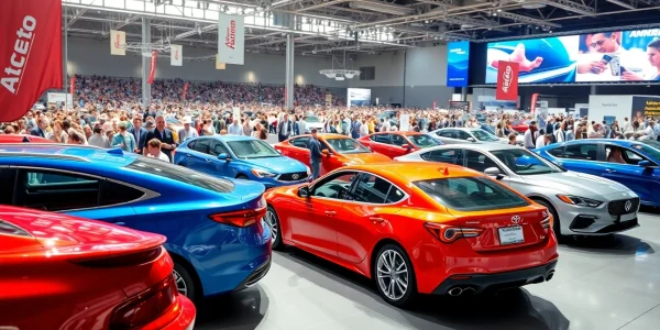 Experience the excitement of Auto Cars Show with stunning vehicles and enthusiastic attendees.