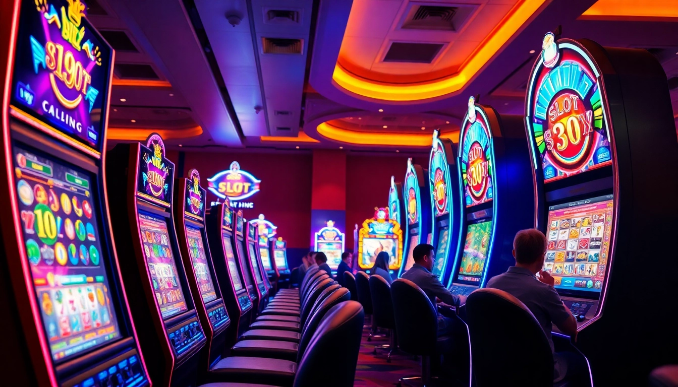 Menangkan hadiah besar saat bermain slot online dengan mesin slot berwarna-warni yang menghiasi kasino.