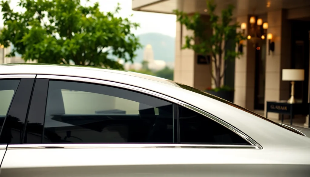 Experience Chauffeur Services Nottingham with a professional chauffeur outside a luxury vehicle.