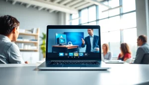 Engaging product demonstrations showcasing an interactive presentation to potential customers.