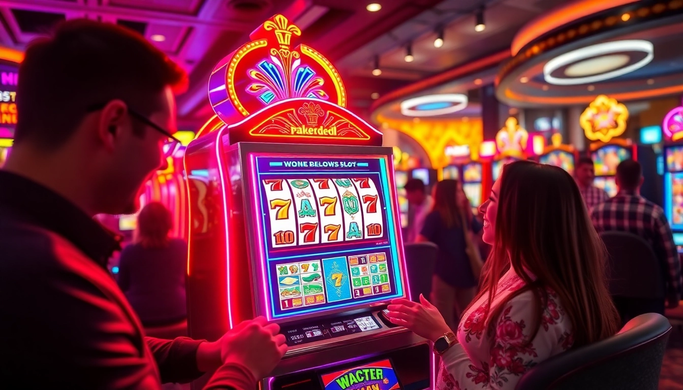 Jelajahi pengalaman bermain di pakde4d slot dengan antusiasme pemain dan suasana kasino yang meriah.