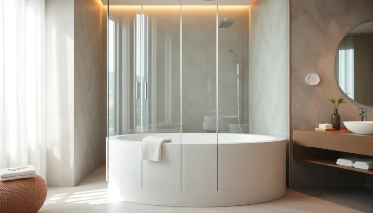 Admire the elegant paroi de douche à l'italienne enhancing the modern bathroom design.