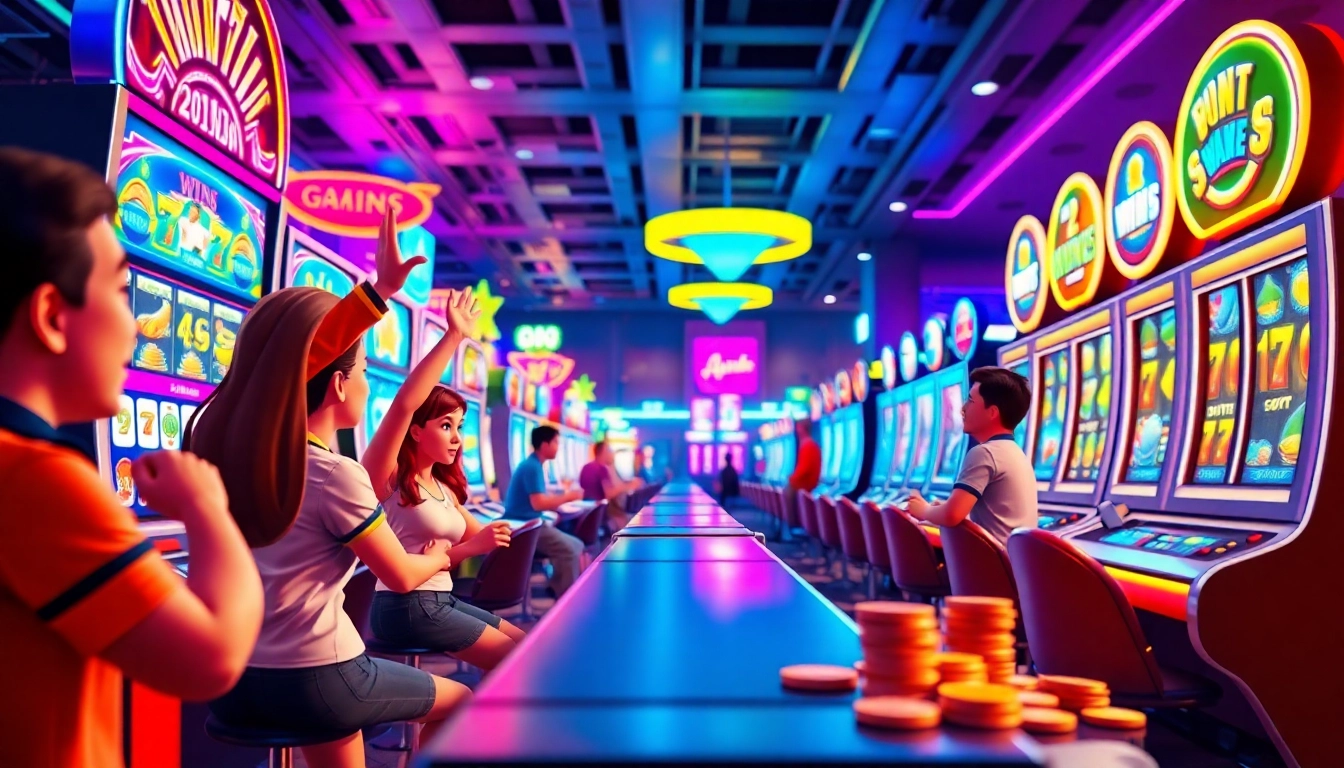 Menampilkan PLANET77 game yang menarik dalam suasana kasino virtual yang cerah.