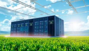 Innovative free cloud mining facility powered by renewable energy sources.