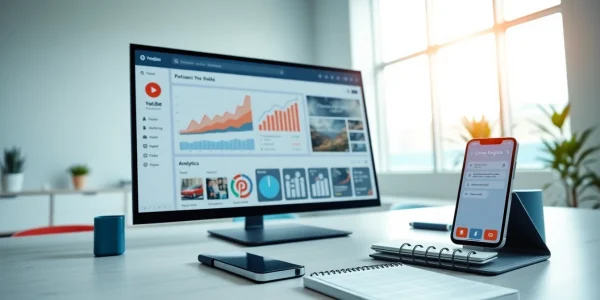 YouTube SMM panel interface showing analytics and engagement metrics for effective digital growth.