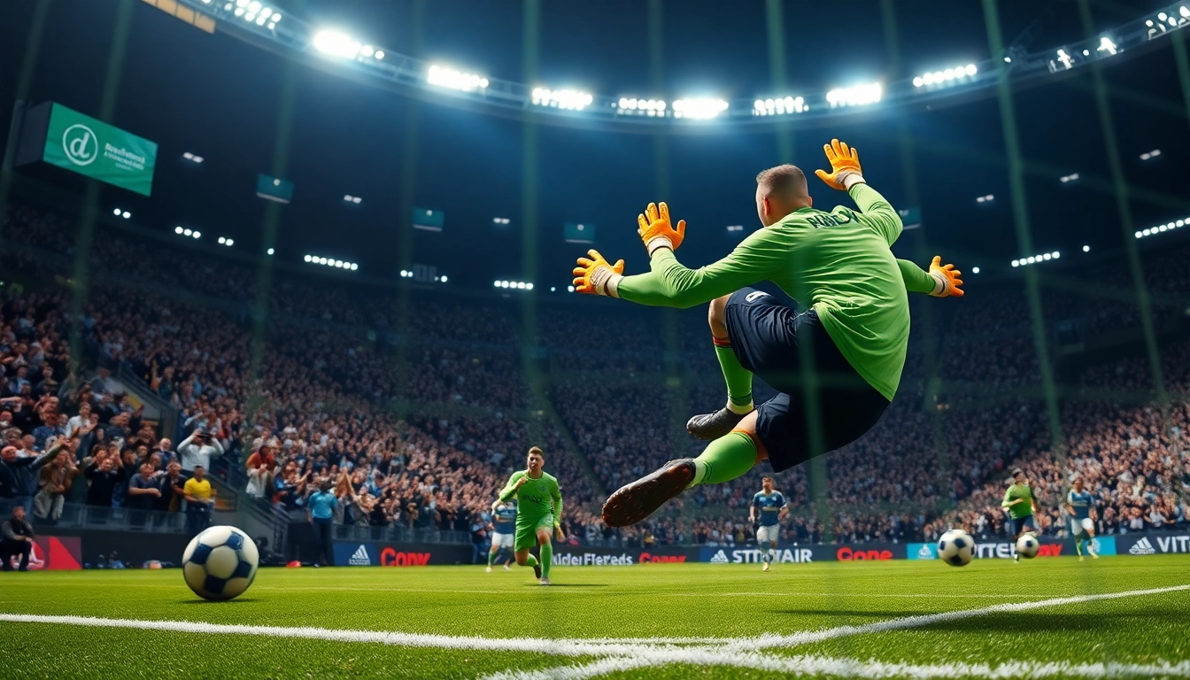 ผลบอลเมื่อคืน การนำเสนอดราม่าที่น่าตื่นเต้นจากการเซฟลูกยิงประตูในสนามฟุตบอล