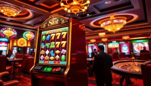 Engage with the thrilling IDN slot 777 gaming experience at a modern casino.