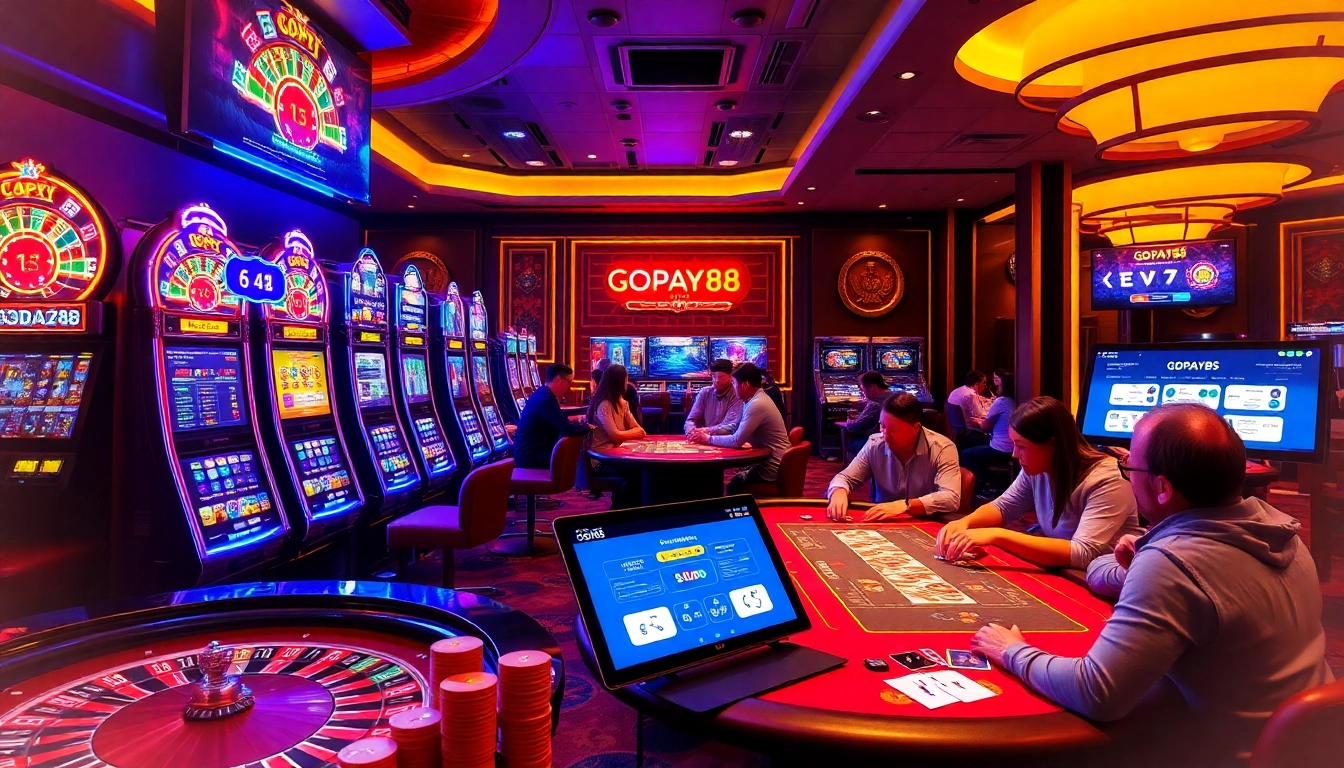 Experience thrilling wins at Gopay88's vibrant casino featuring exciting games and lively players.