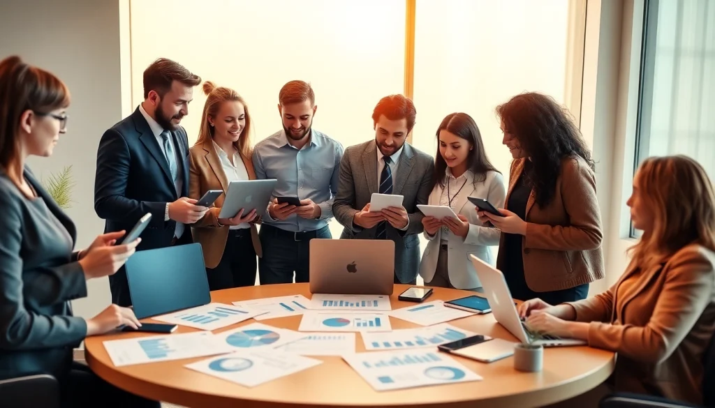 Showcasing the top websites to find salespeople through a collaborative business setting.