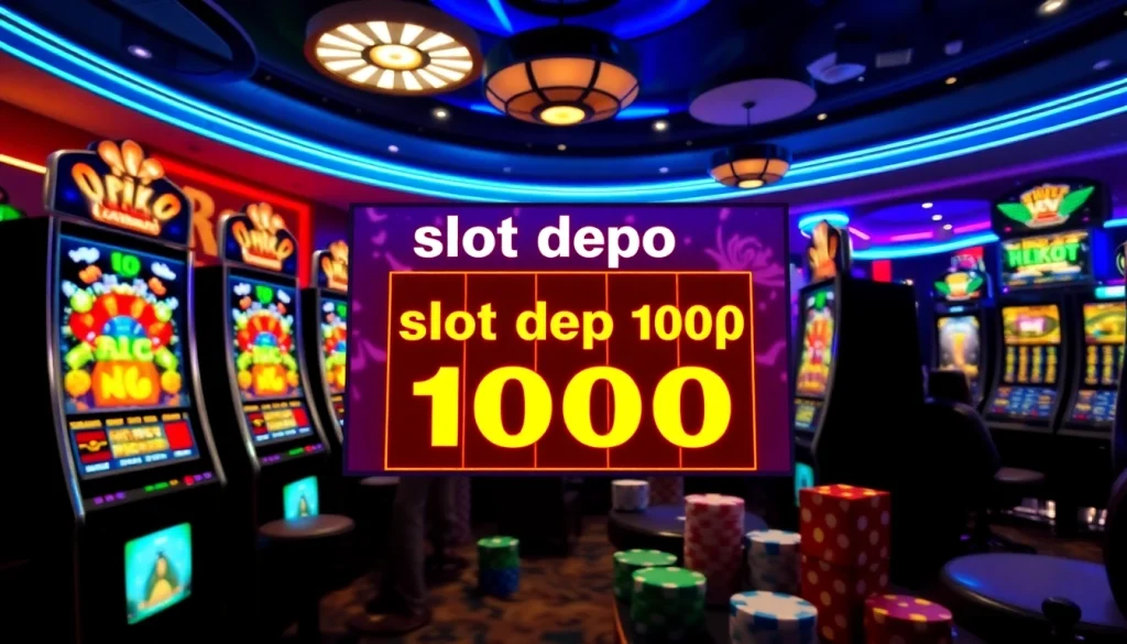 Experience the thrill of slot depo 1000 with exciting casino gameplay and big wins.