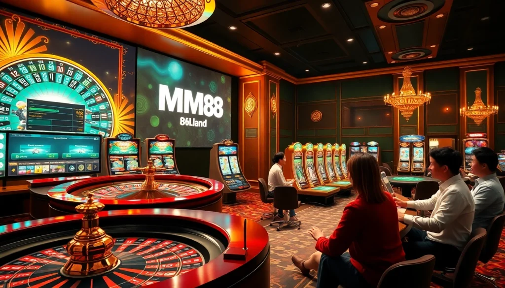 Experience the thrill of gaming on https://mm88.land/ with luxurious casino graphics and vibrant action.