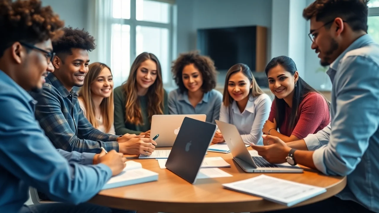 Support for certification exams as students collaborate in a focused study environment.