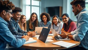 Support for certification exams as students collaborate in a focused study environment.