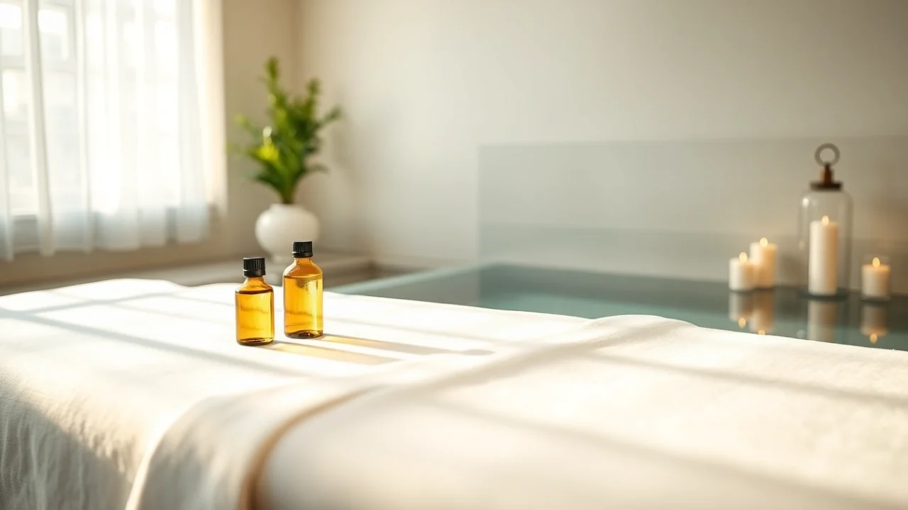 편안한 장식의 고요한 스파 환경에서 진정하는 안양스웨디시 마사지 요법을 발견하세요.