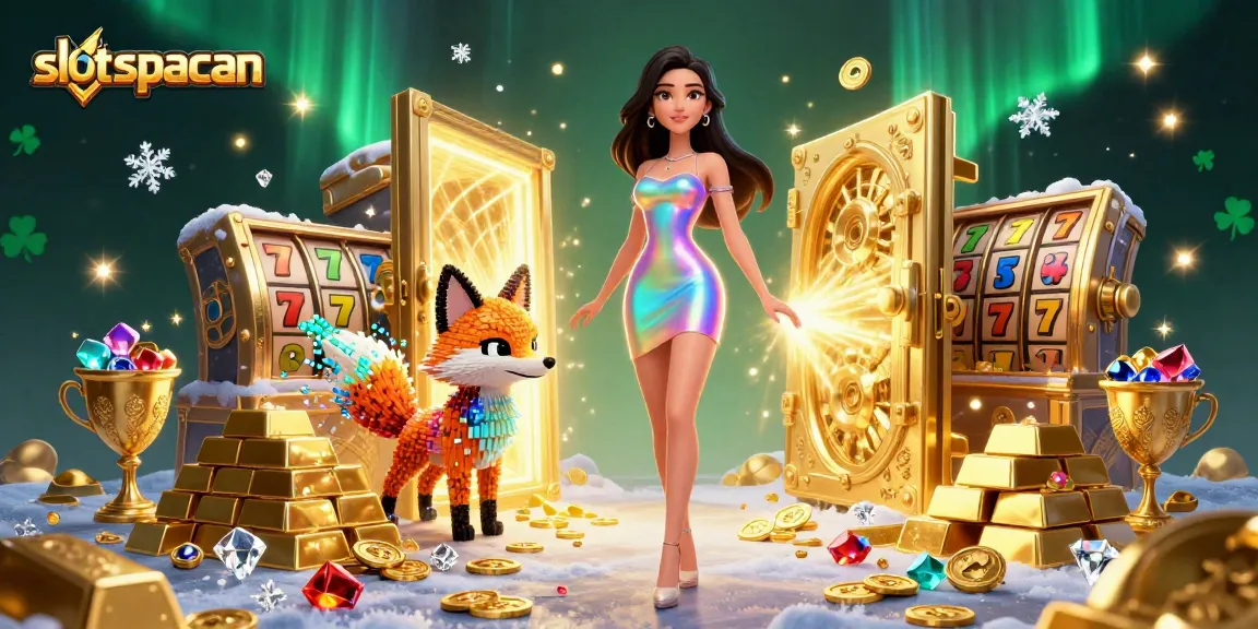 Win big with slot spaceman: dynamic scene featuring vibrant slots and jewels.