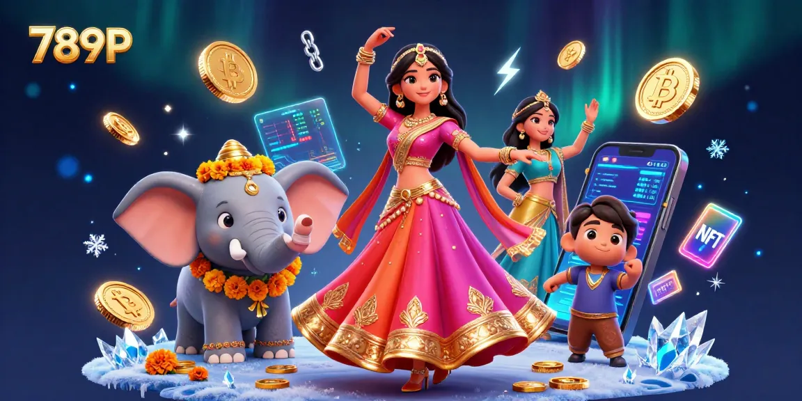 Engage with the vibrant world of 789P's casino offerings featuring a beautiful woman and crypto elements.