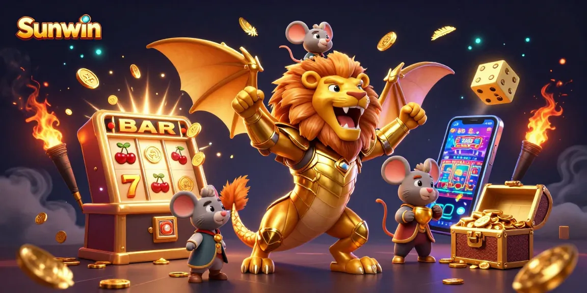 Experience the thrill of Sunwin with a dynamic jackpot explosion and captivating casino games.