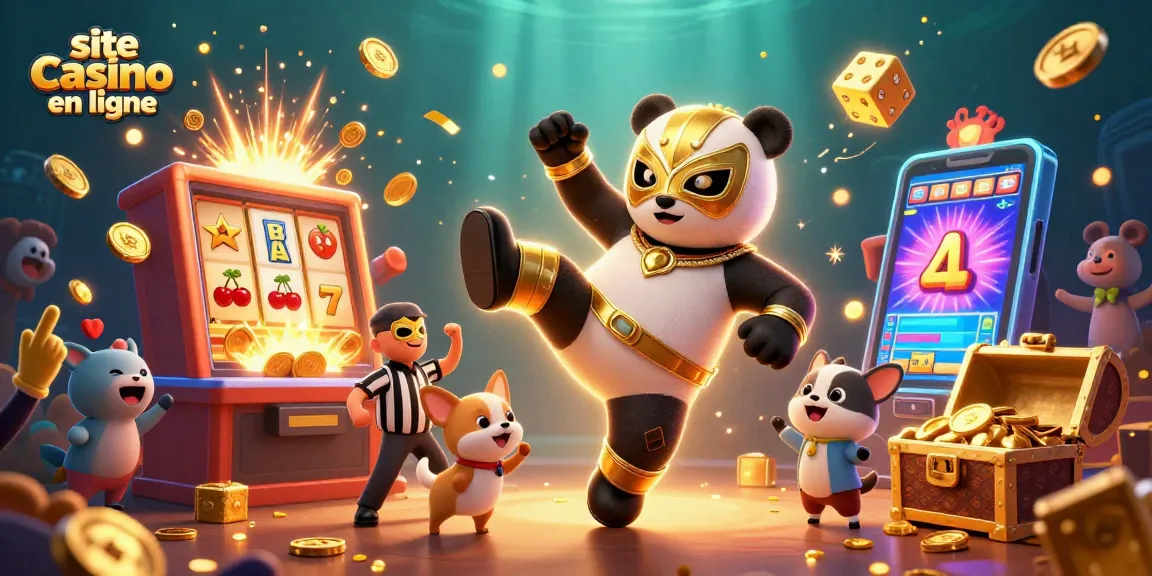 Découvrez le site casino en ligne avec un panda lutteur et un jackpot explosif.