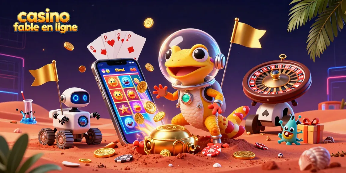 Explorez les options de jeu au casino fiable en ligne avec cette illustration animée intrigante.